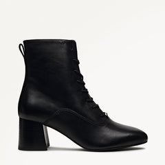 Black Heeled Lace Up Boot | Radley London discount