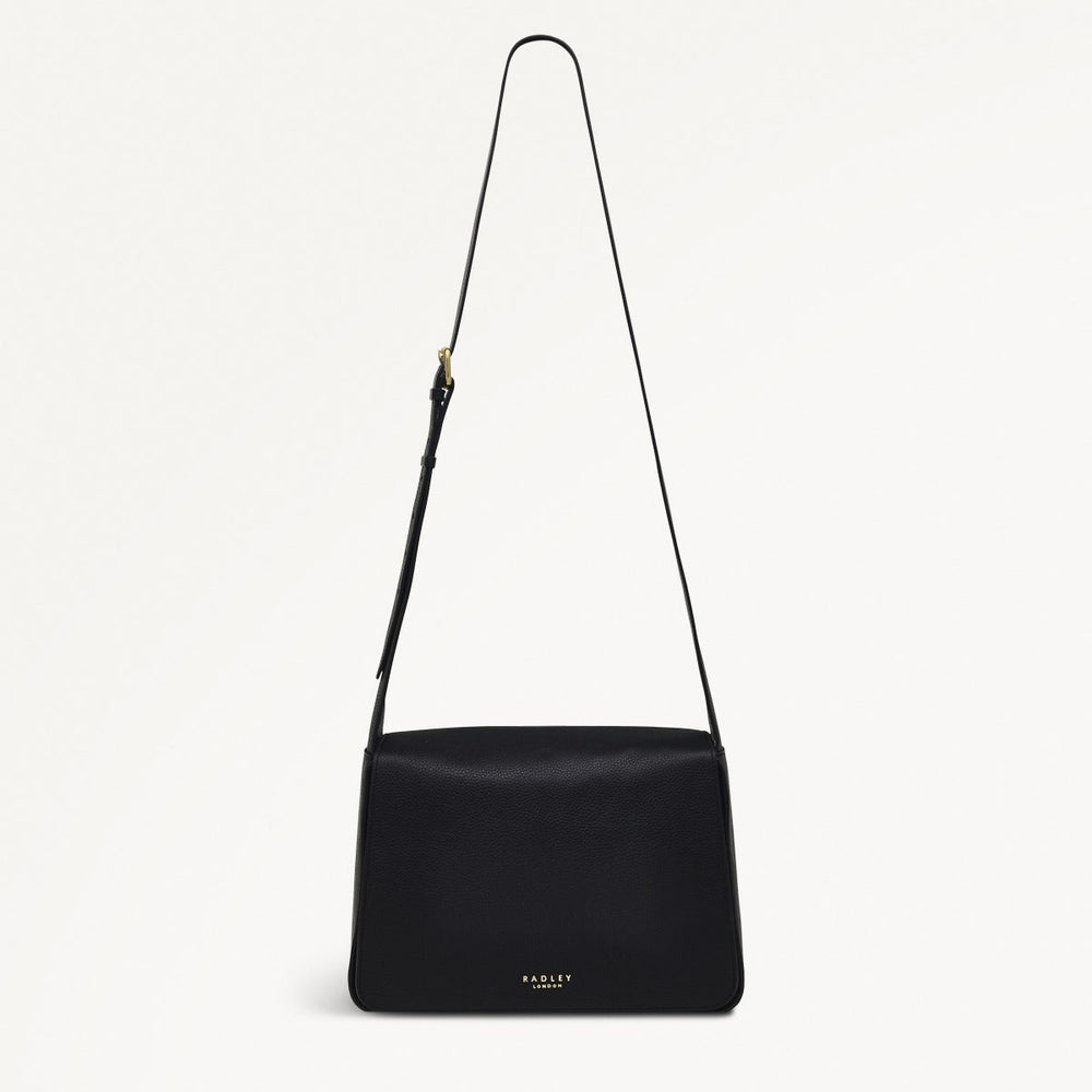 Black Large Flapover Cross Body Bag | Radley London for sale