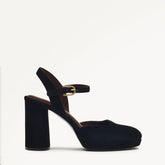 Black 2-Part Platform Heel | Radley London on sale