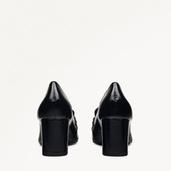 Black Heeled Saddle Loafer | Radley London outlet