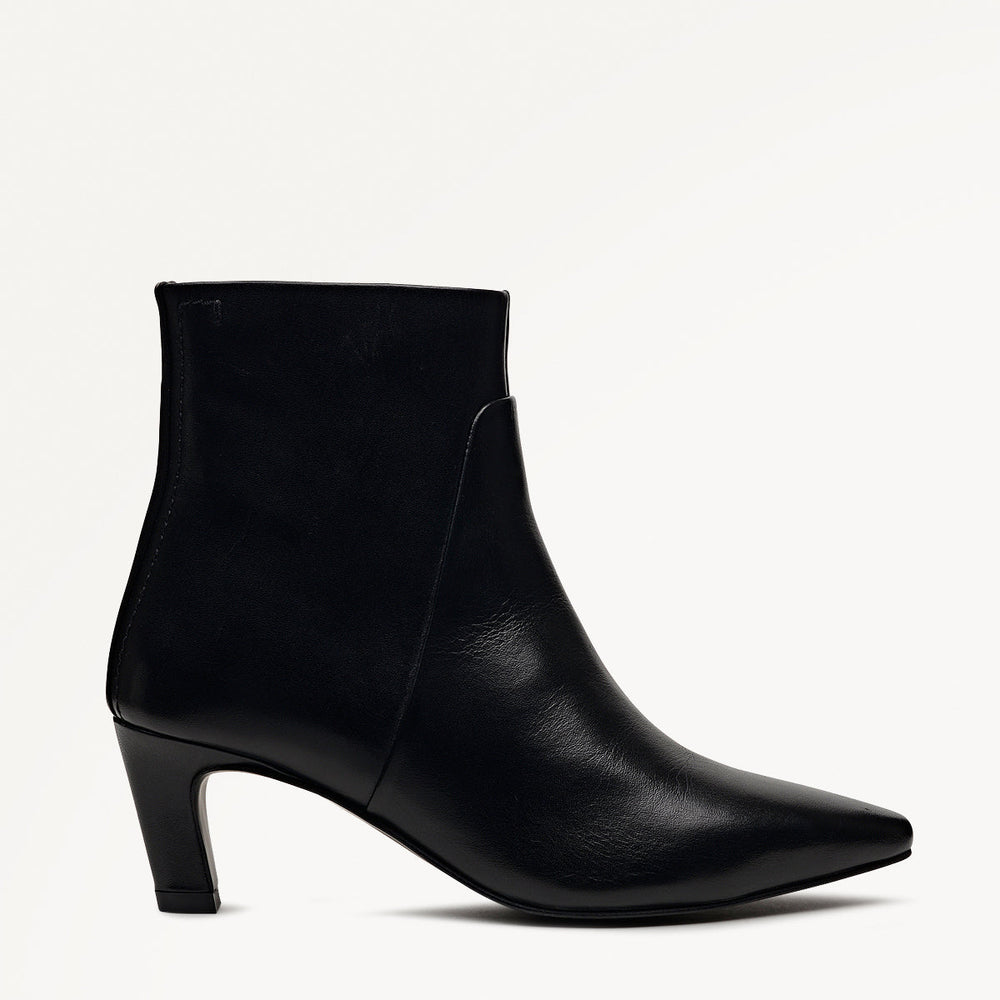 Black Clean Curve Heel Boot | Radley London Women