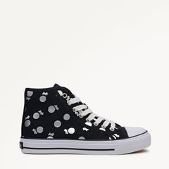 Black Canvas Spot Trainer | Radley London US