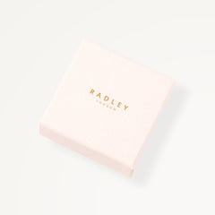 Black Enamel Round Earrings | Radley London discount