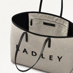Black Large Open Top Tote Bag | Radley London on sale
