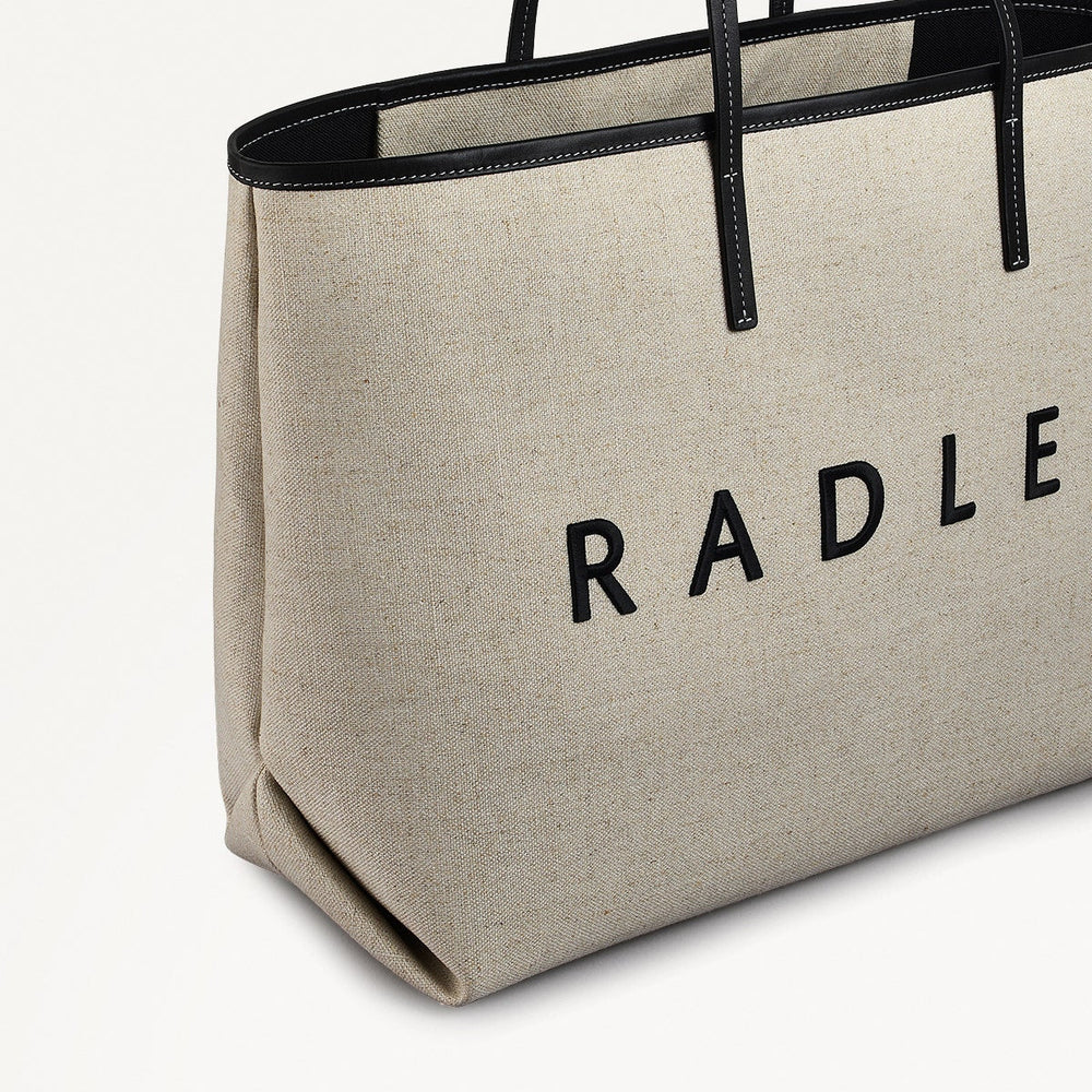Black Large Open Top Tote Bag | Radley London on sale