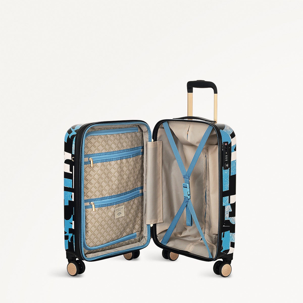 Azure 4 Wheel Carry On | Radley London outlet