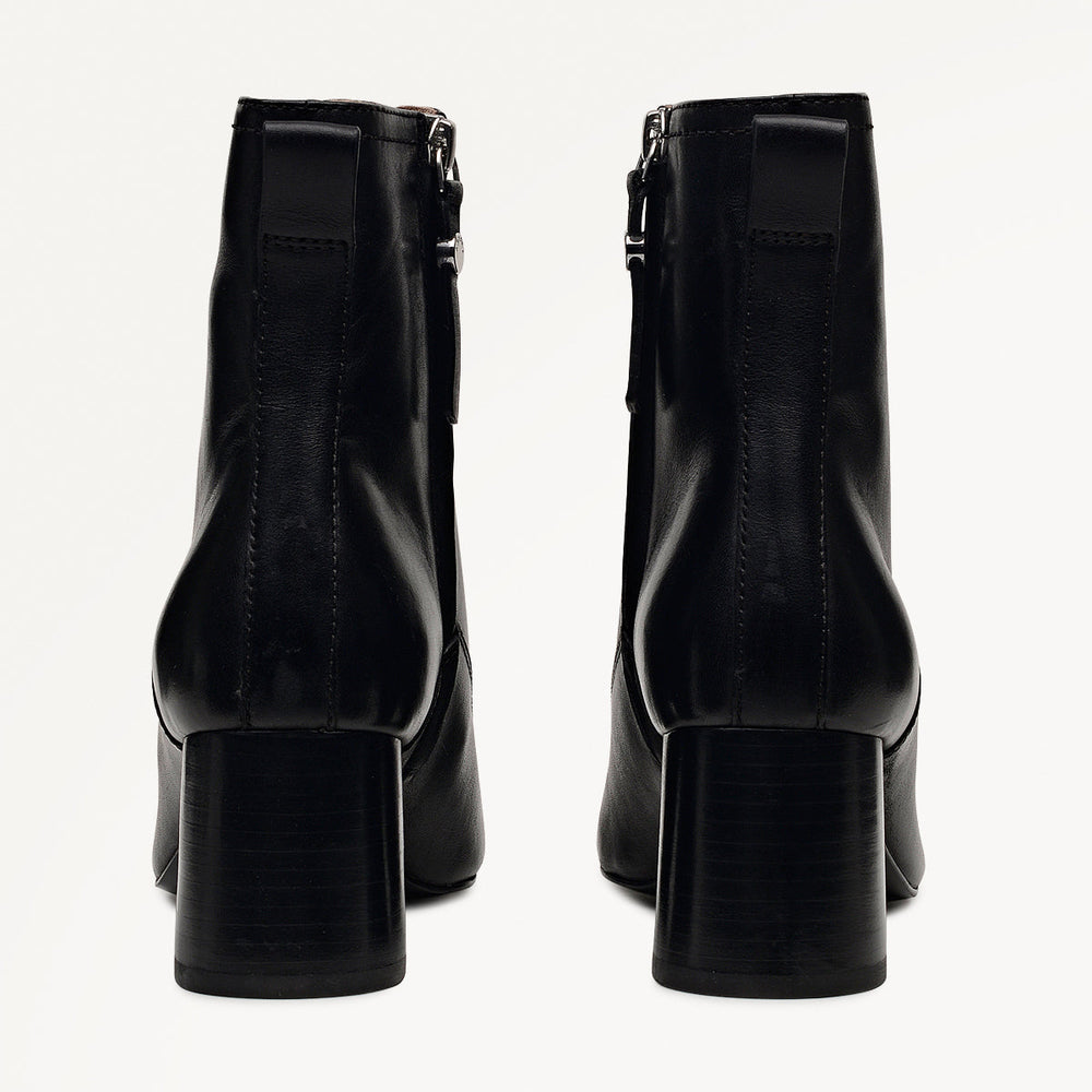 Black Heeled Lace Up Boot | Radley London discount
