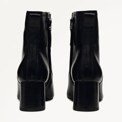 Black Heeled Lace Up Boot | Radley London discount