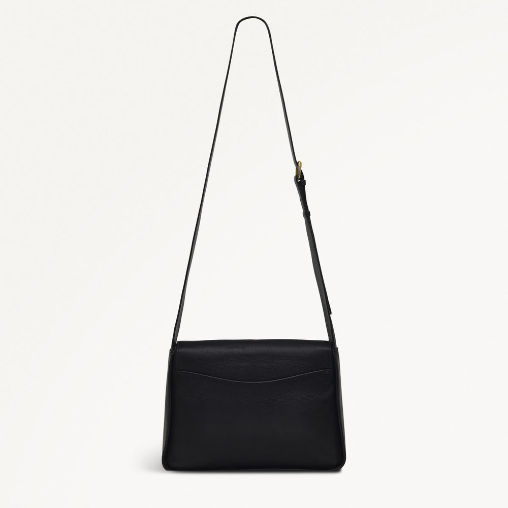 Black Large Flapover Cross Body Bag | Radley London for sale