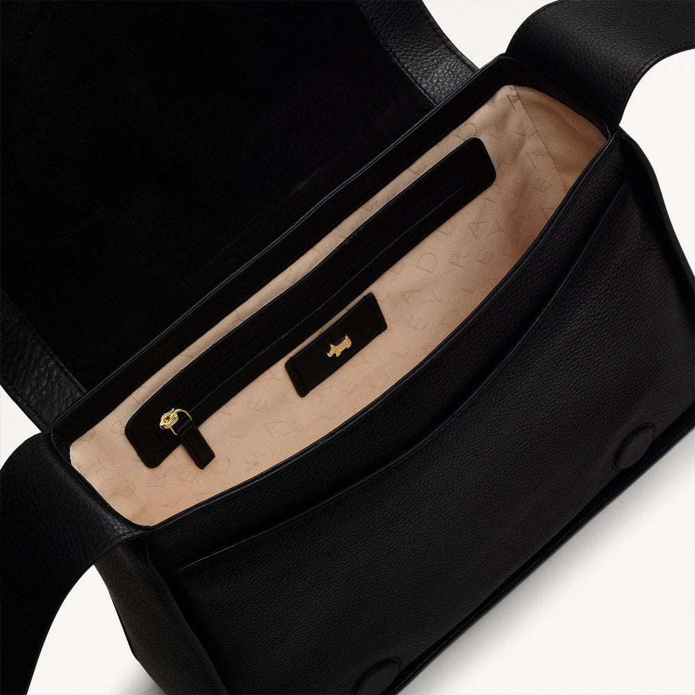 Black Large Flapover Cross Body Bag | Radley London for sale