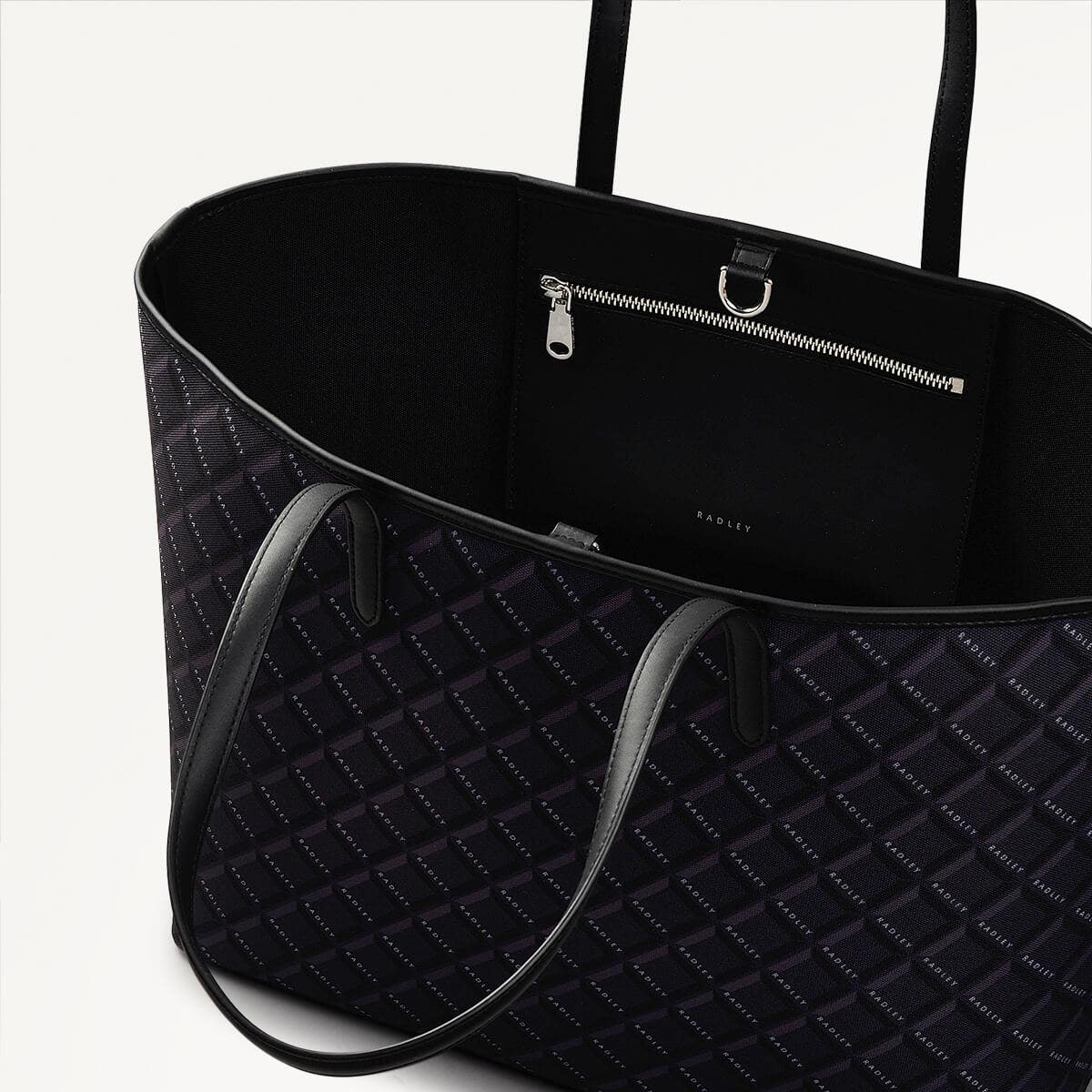 Black Large Open Top Tote Bag | Radley London on sale