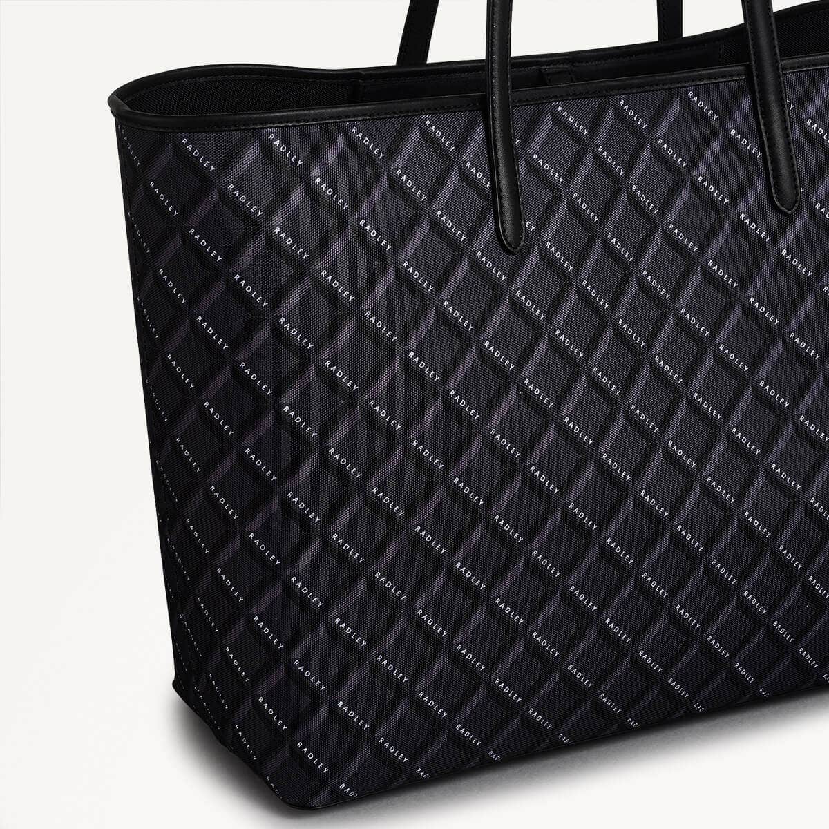 Black Large Open Top Tote Bag | Radley London on sale