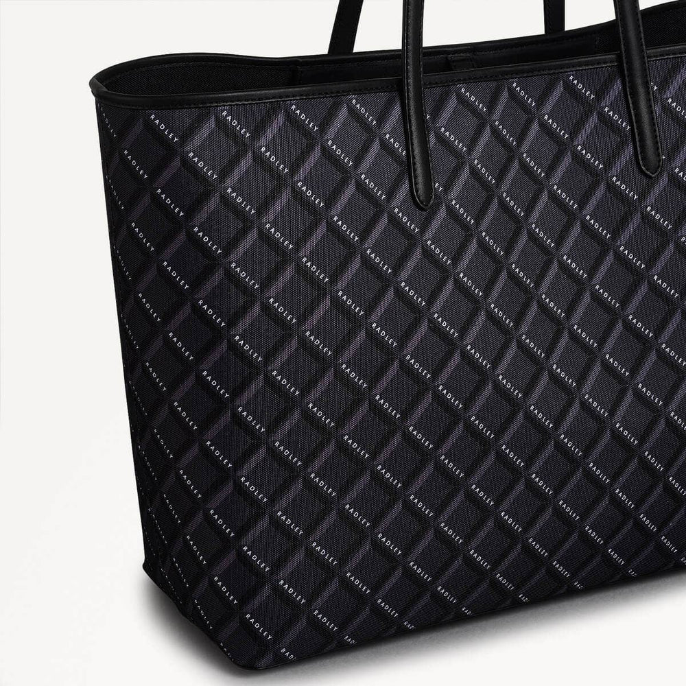 Black Large Open Top Tote Bag | Radley London on sale