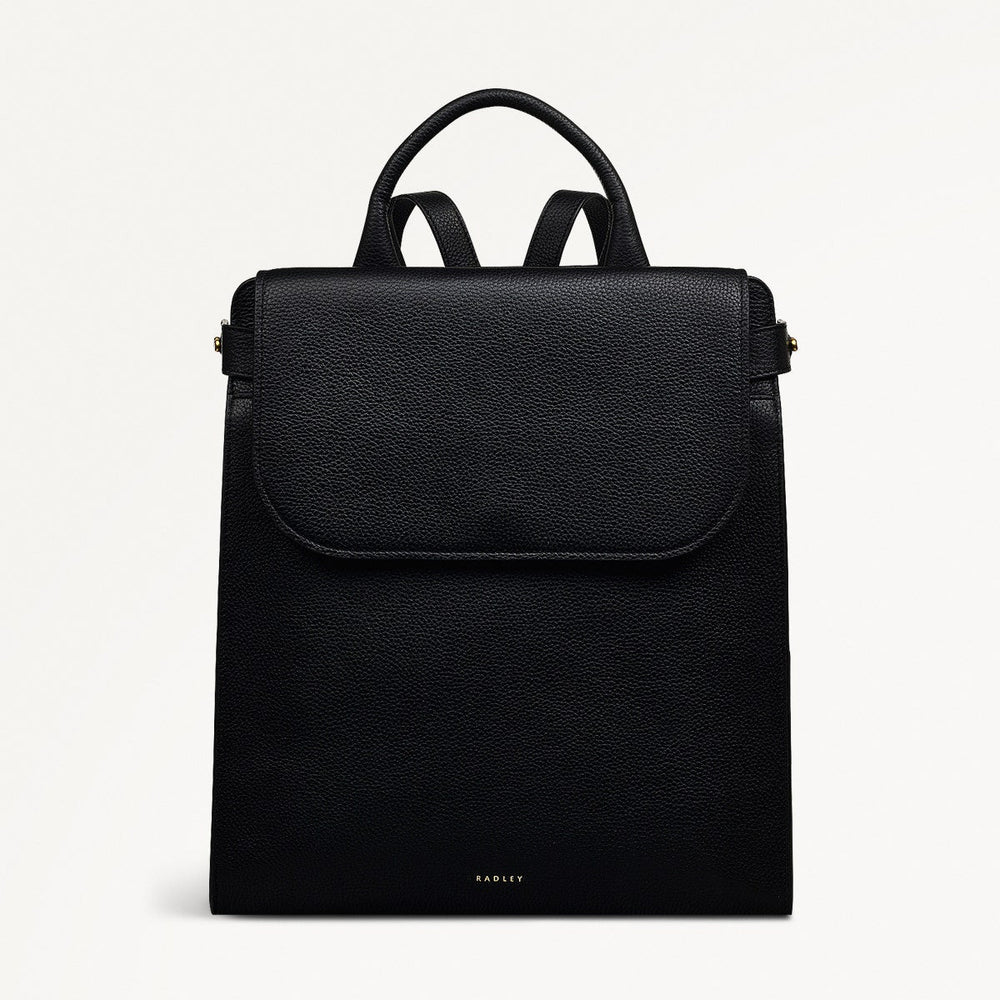 Black Large Flapover Backpack | Radley London sale