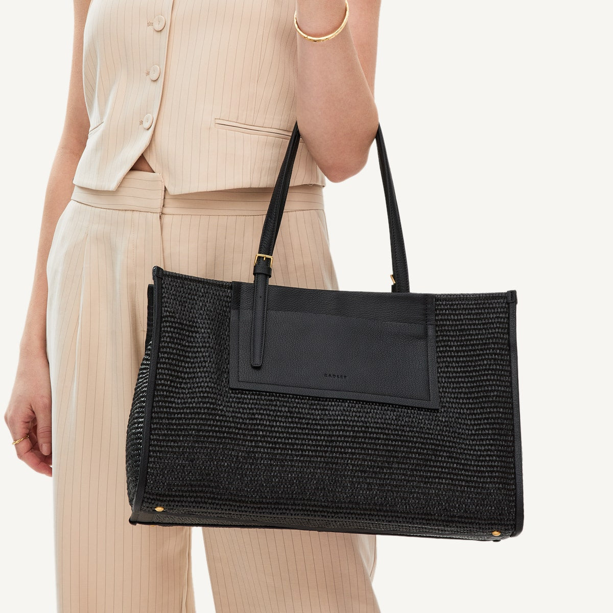 Black Large Open Top Tote Bag | Radley London discount