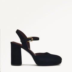 Black 2-Part Platform Heel | Radley London on sale