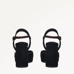 Black 2-Part Platform Heel | Radley London on sale