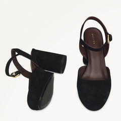 Black 2-Part Platform Heel | Radley London on sale
