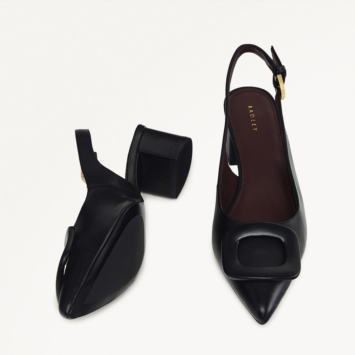 Black Heeled Slingback | Radley London sale
