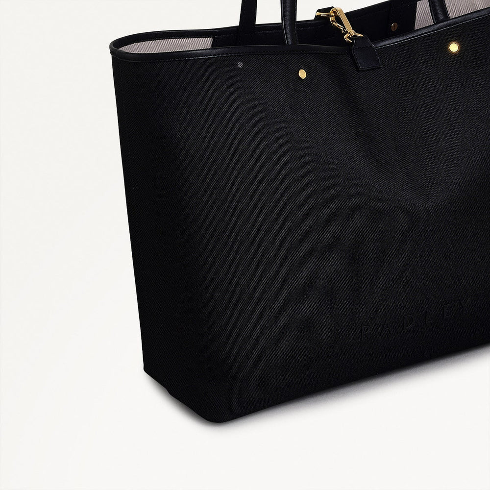 Black Large Open Top Tote Bag | Radley London Women