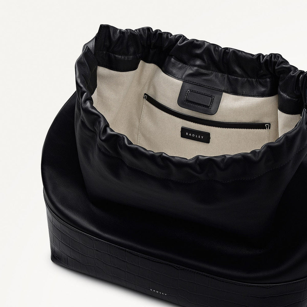 Black Large Drawstring Shoulder Bag | Radley London outlet
