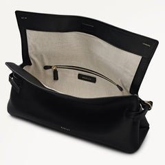 Black Large Flapover Clutch Bag | Radley London online
