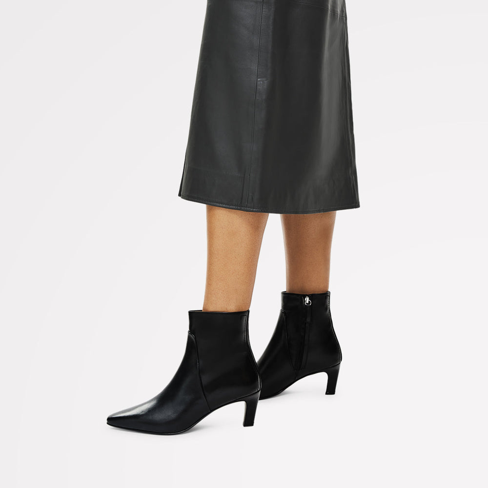 Black Clean Curve Heel Boot | Radley London Women