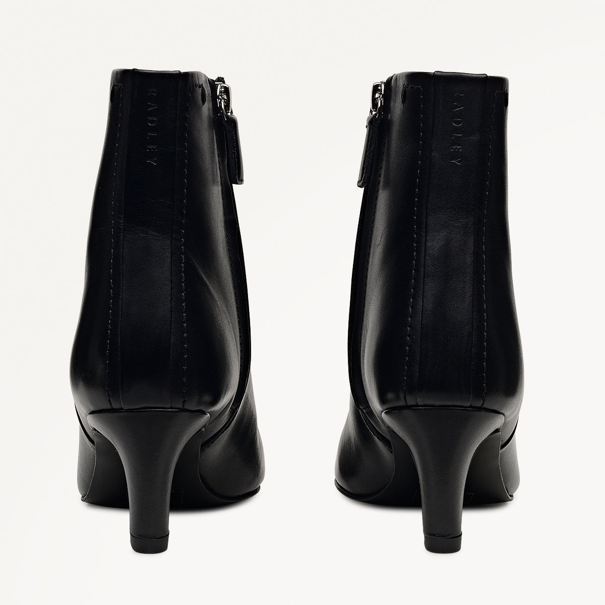 Black Clean Curve Heel Boot | Radley London Women