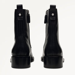 Black Clean Military Lace Up Boot | Radley London sale
