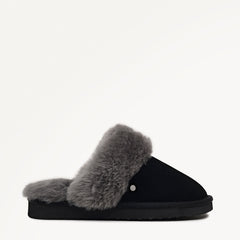 Black Classic Shearling Cuff Mule | Radley London sale