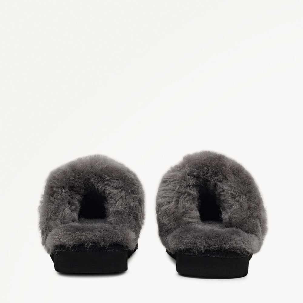 Black Classic Shearling Cuff Mule | Radley London sale