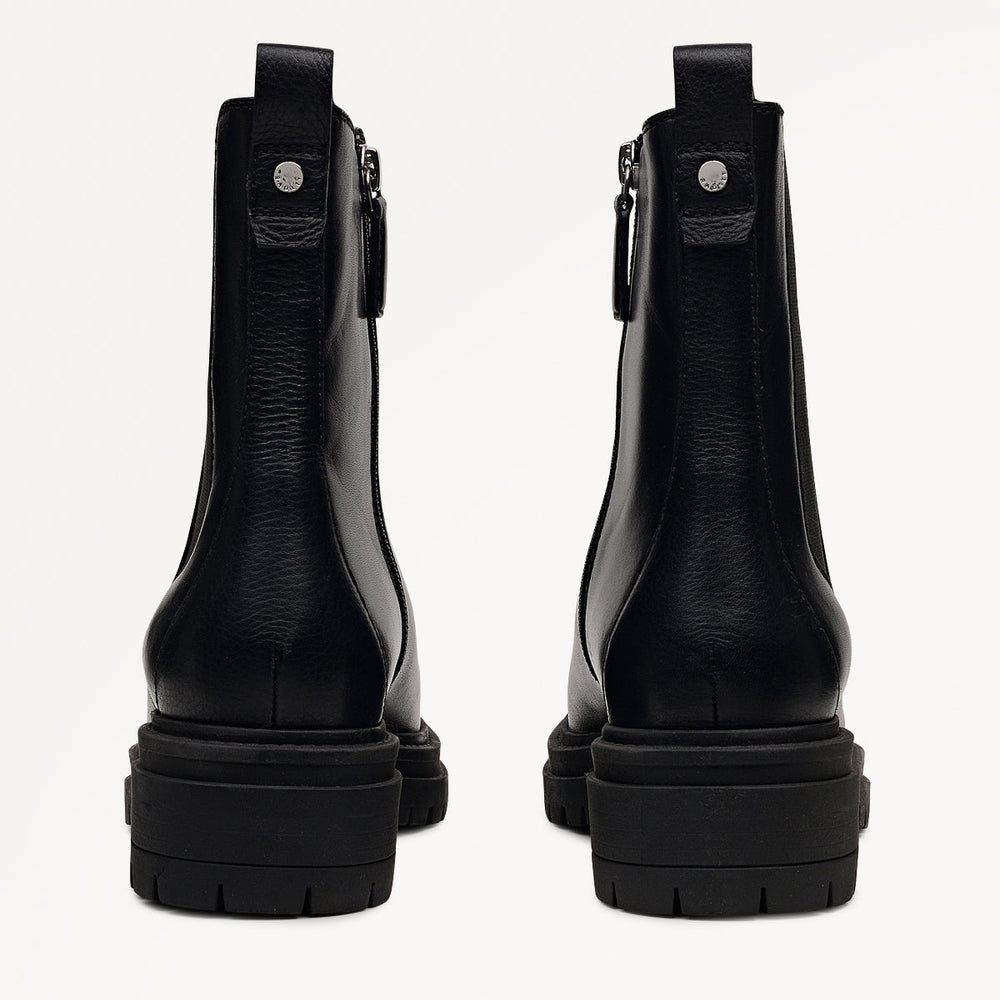Black Chunky Square Toe Chelsea Boot | Radley London for sale