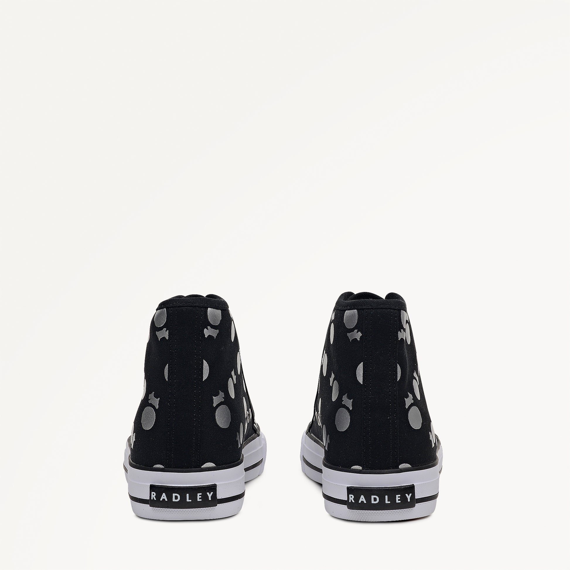 Black Canvas Spot Trainer | Radley London US
