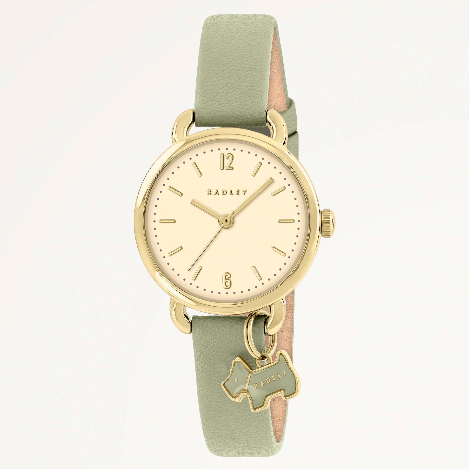Bishops Lane Mini Charm With Leather Strap Seafoam - RY21928A | Radley London outlet