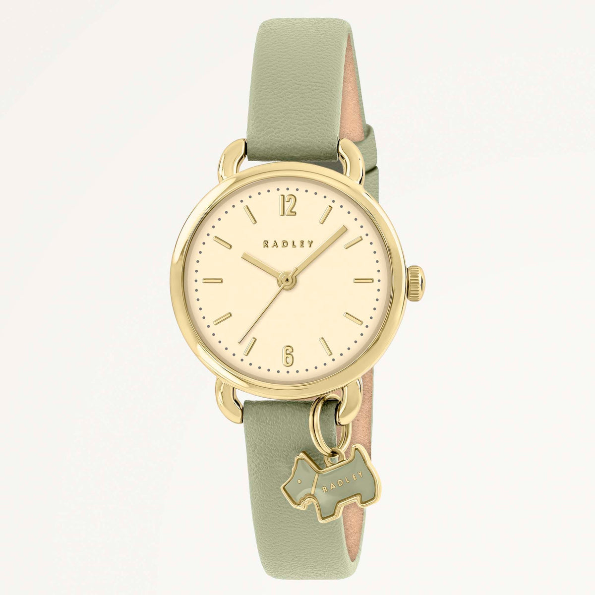 Bishops Lane Mini Charm With Leather Strap Seafoam - RY21928A | Radley London outlet