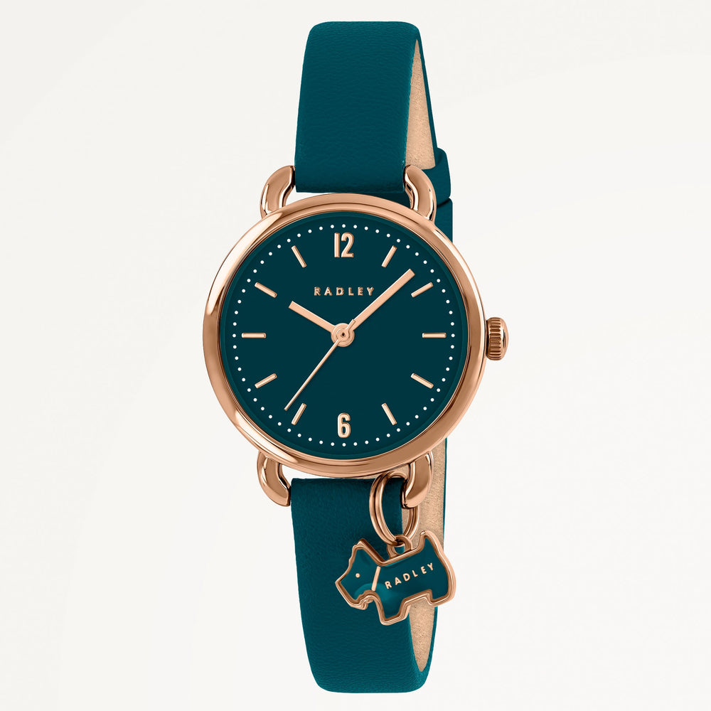 Bishops Lane Mini Charm With Leather Strap Teal - RY21932A | Radley London on sale