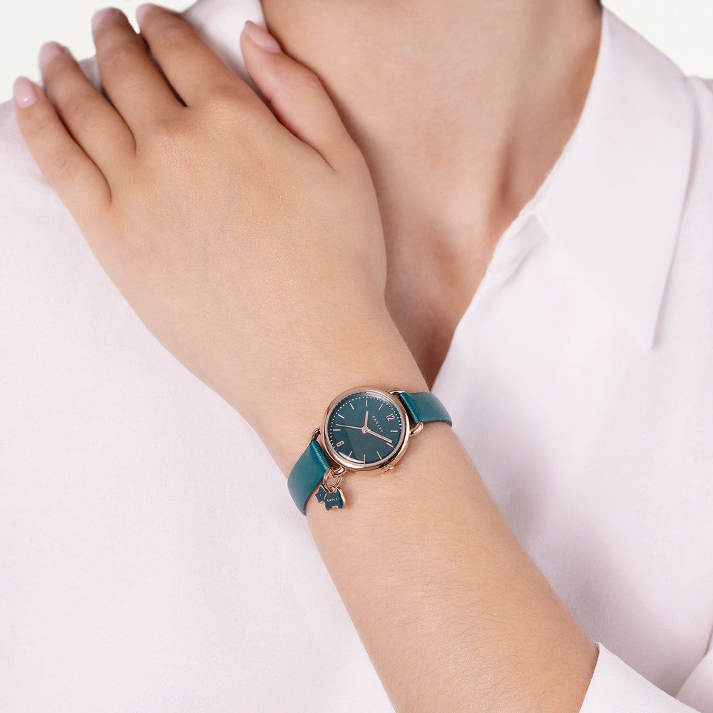 Bishops Lane Mini Charm With Leather Strap Teal - RY21932A | Radley London on sale