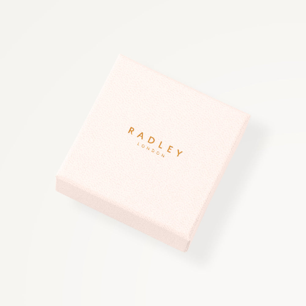 Black Enamel Round Earrings | Radley London discount