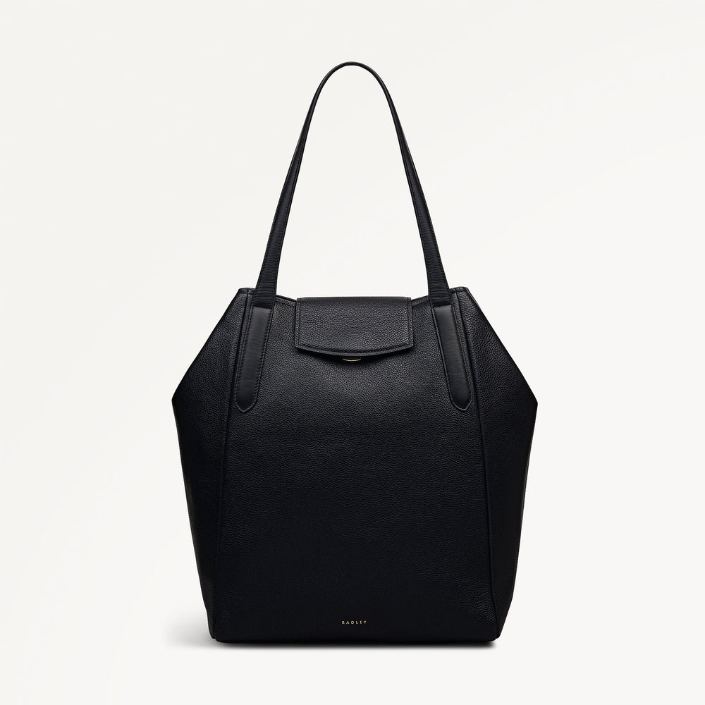 Black Large Flapover Tote | Radley London on sale
