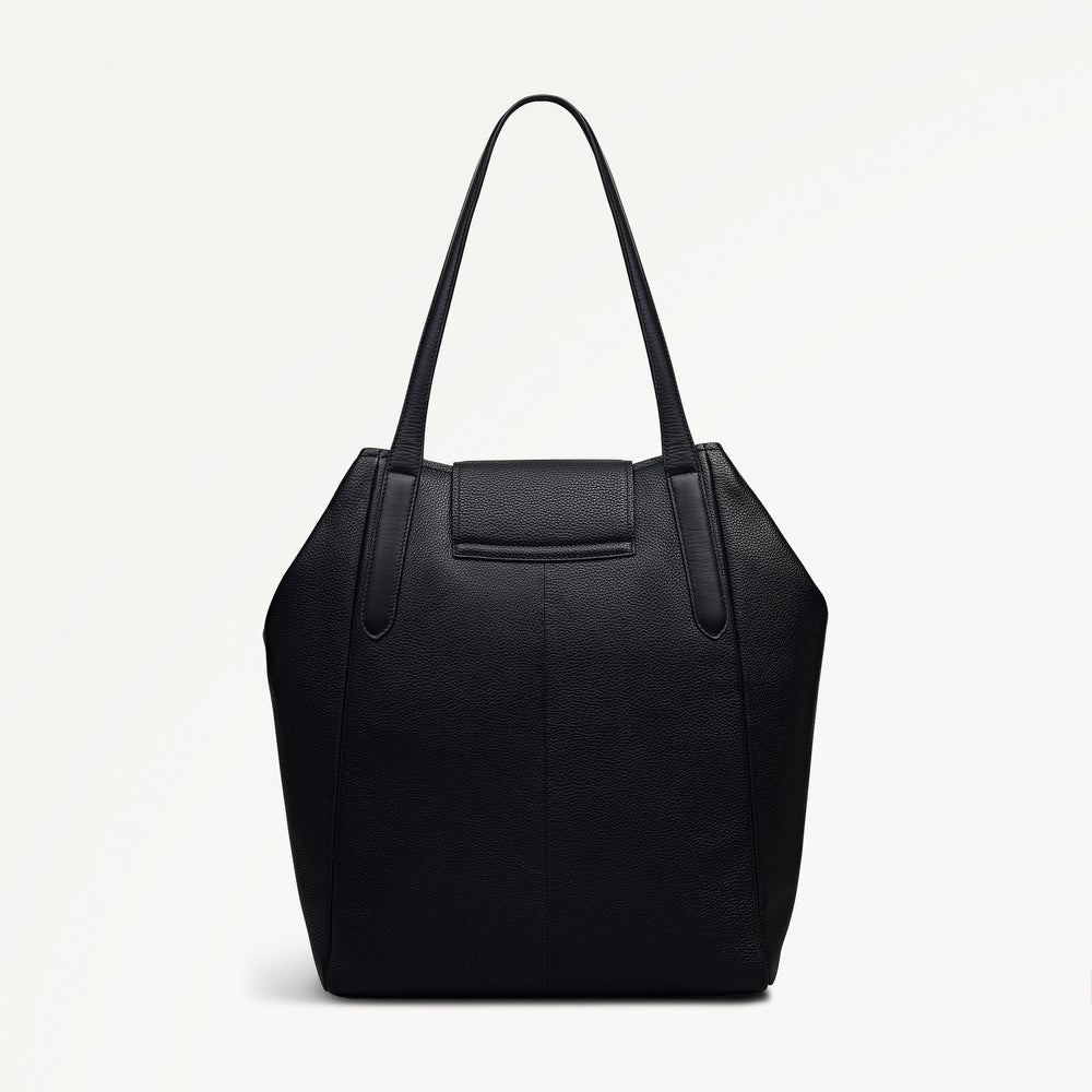 Black Large Flapover Tote | Radley London on sale