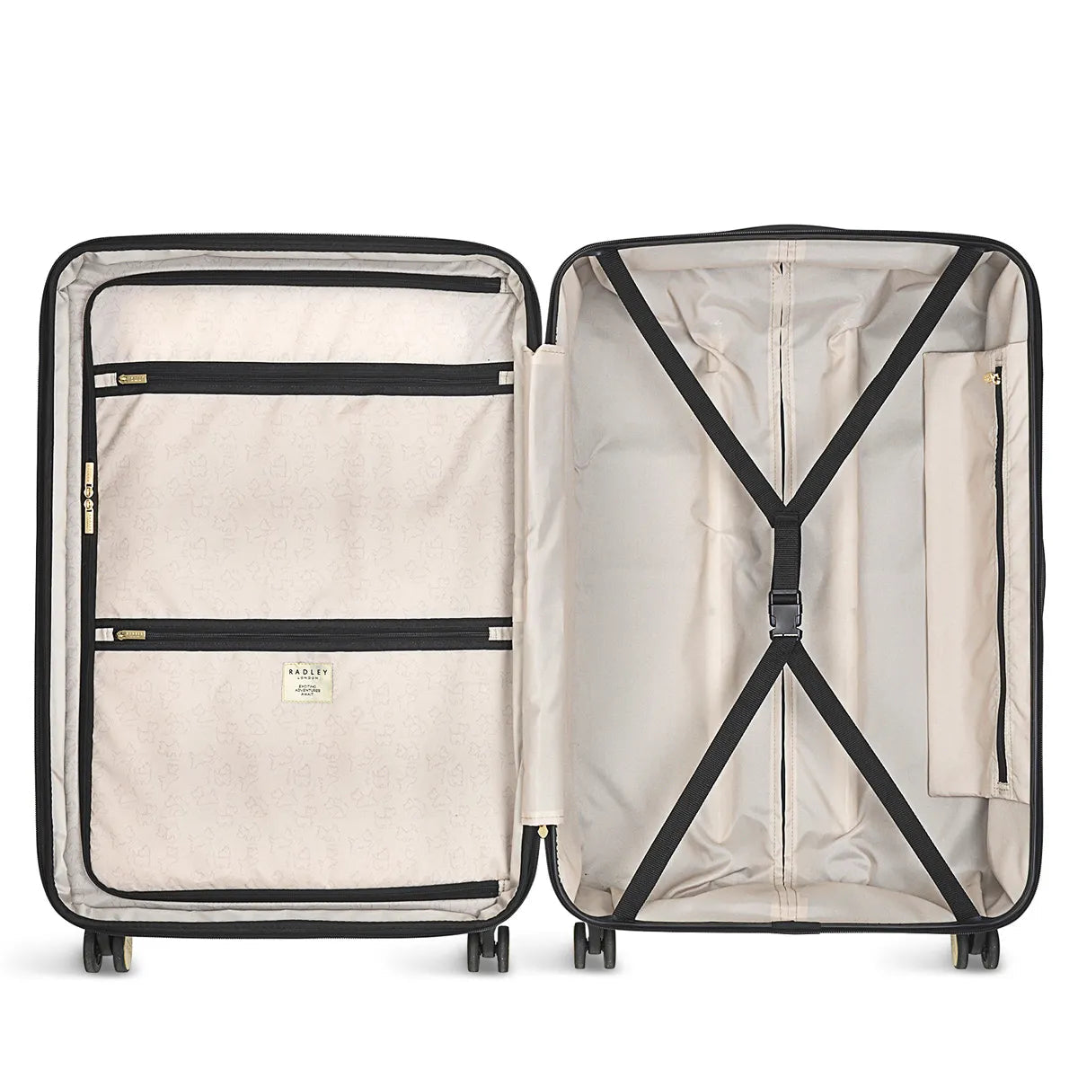 4 Wheel Large Suitcase Black | Radley London Women