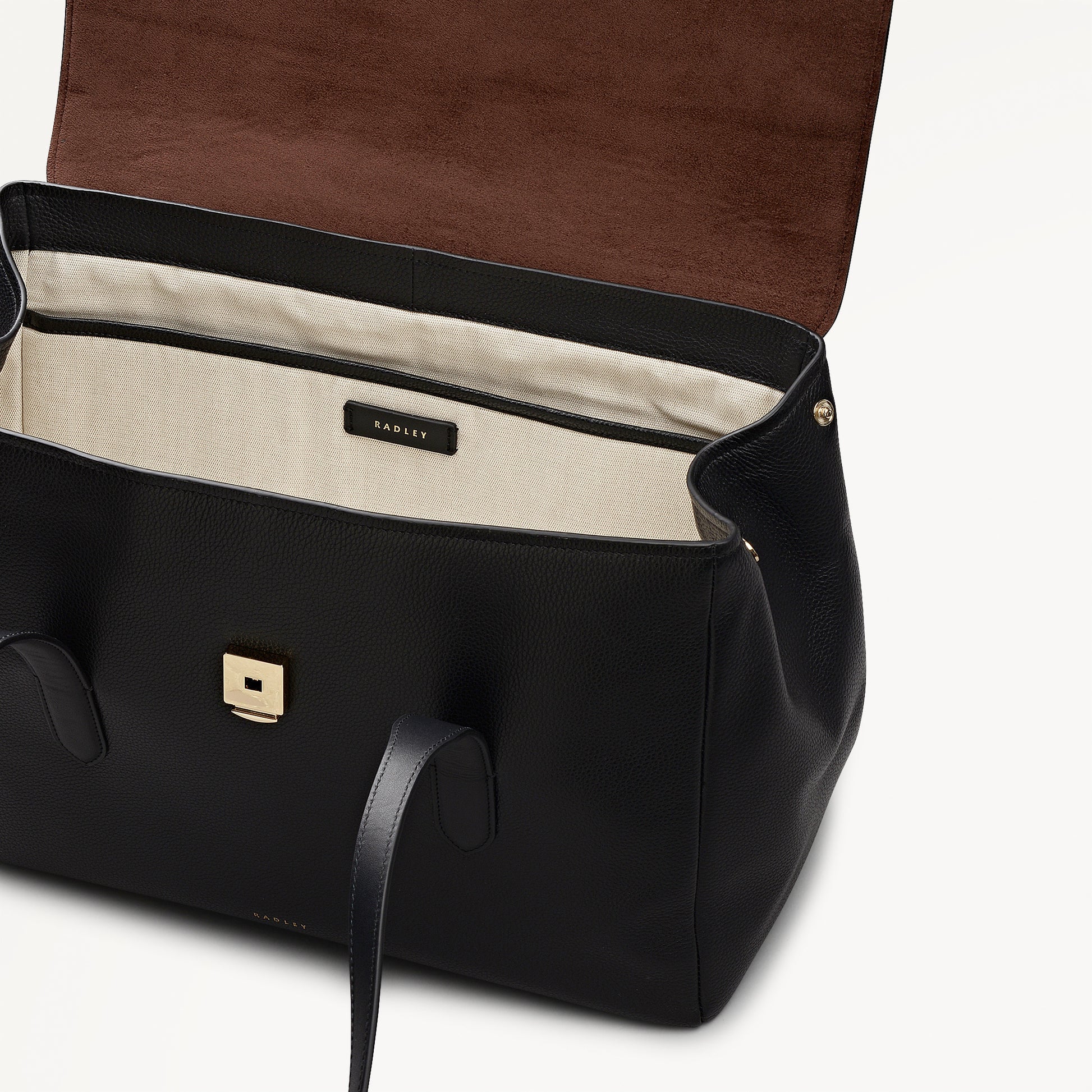 Black Large Flapover Shoulder | Radley London on sale