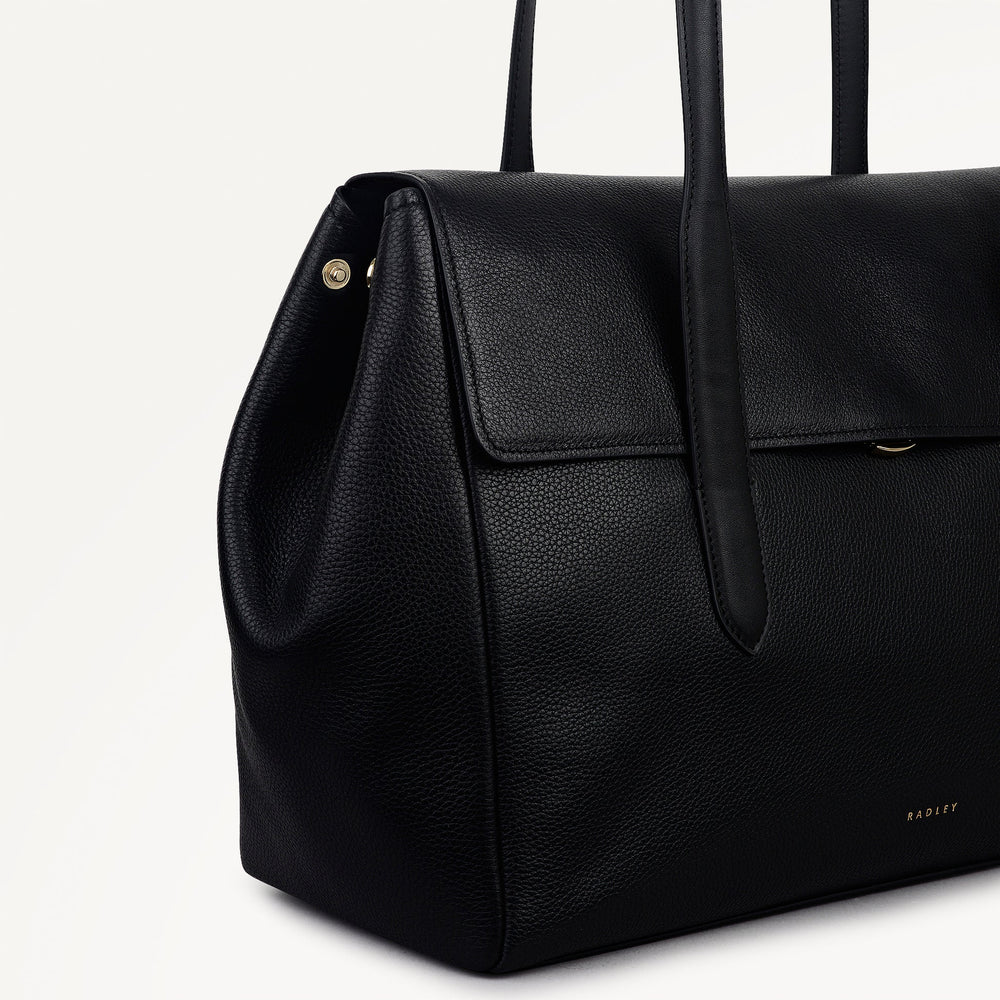 Black Large Flapover Shoulder | Radley London on sale
